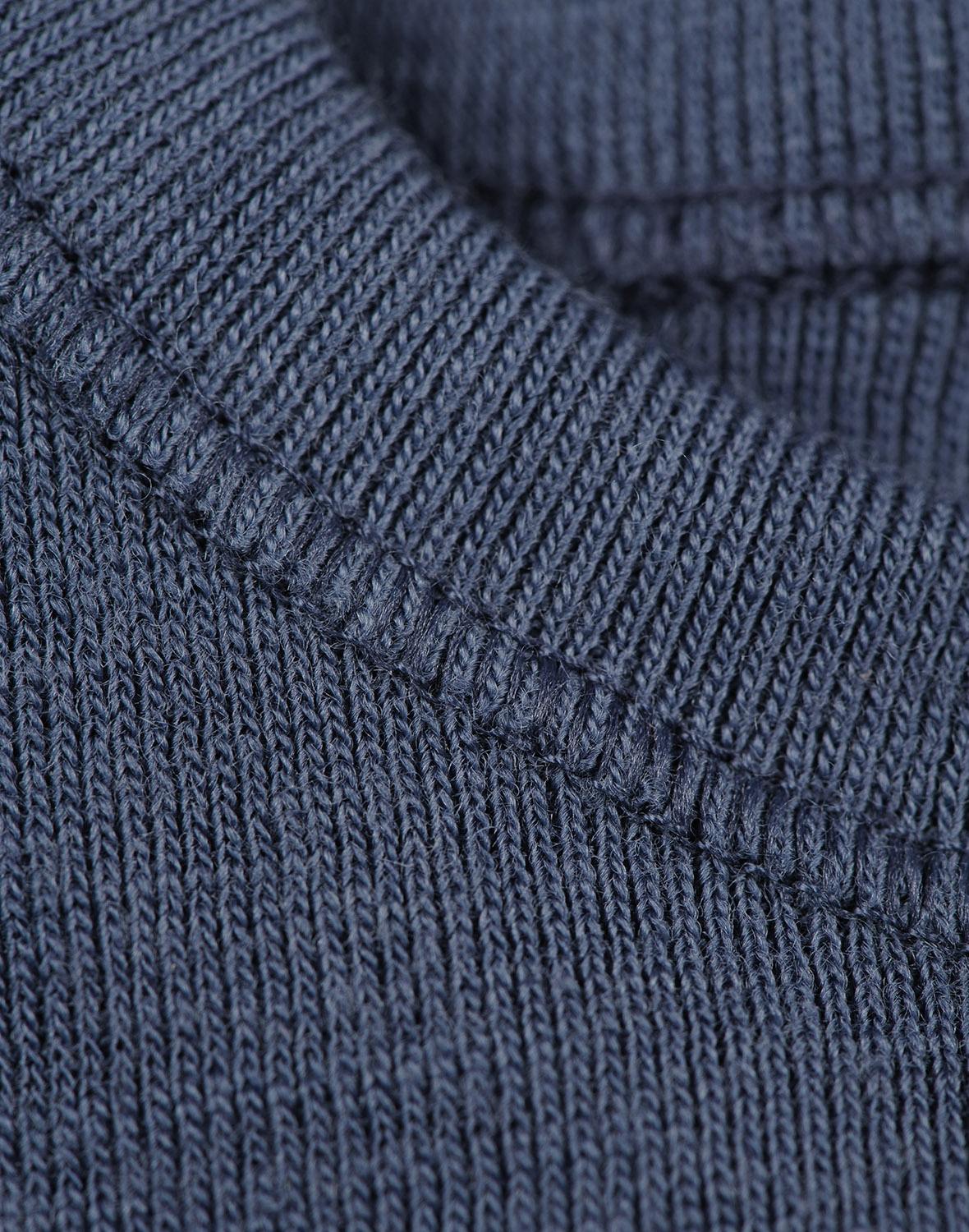 Shirt van merinowol voor baby's in Marineblauw