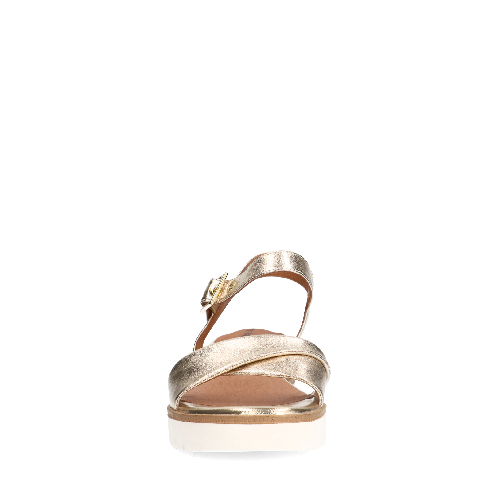 Gouden leren sandalen