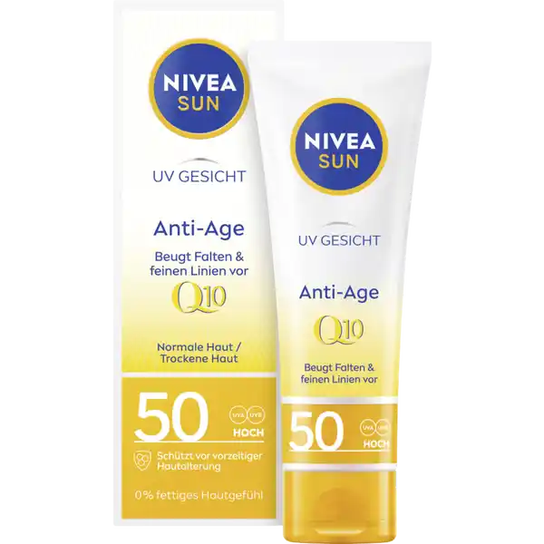 UV Gesicht Anti-Age Sonnenschutz Q10 LSF 50
