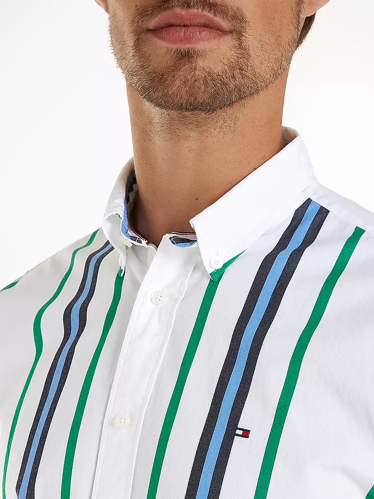 TOMMY HILFIGER Hemd Slim Fit  weiss