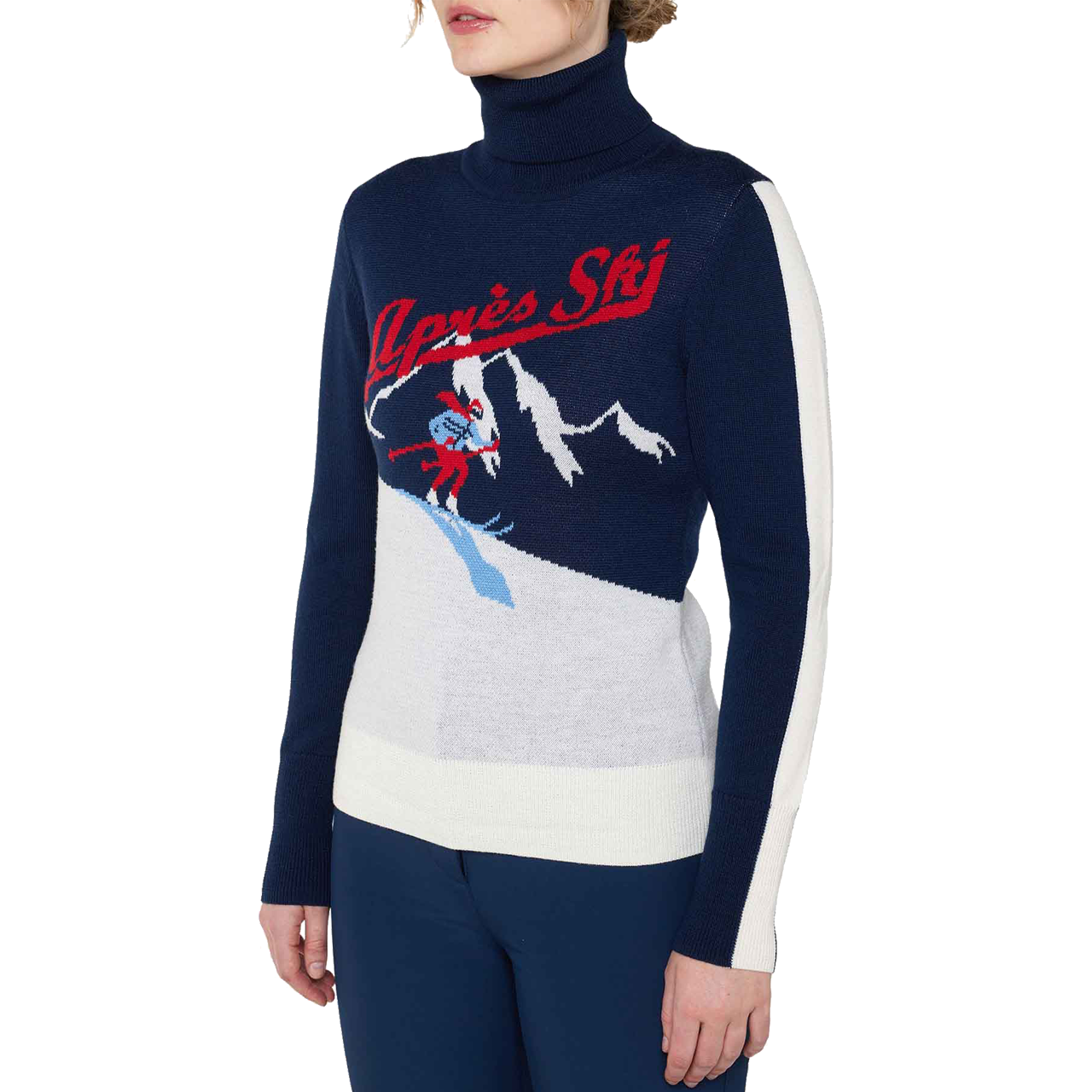 We Norwegians Damen Merino Pullover AFTERSKI navy blue | We Norwegians Skibekleidung Damen | We Norwegians | W | Brands | XSPO-Fashion