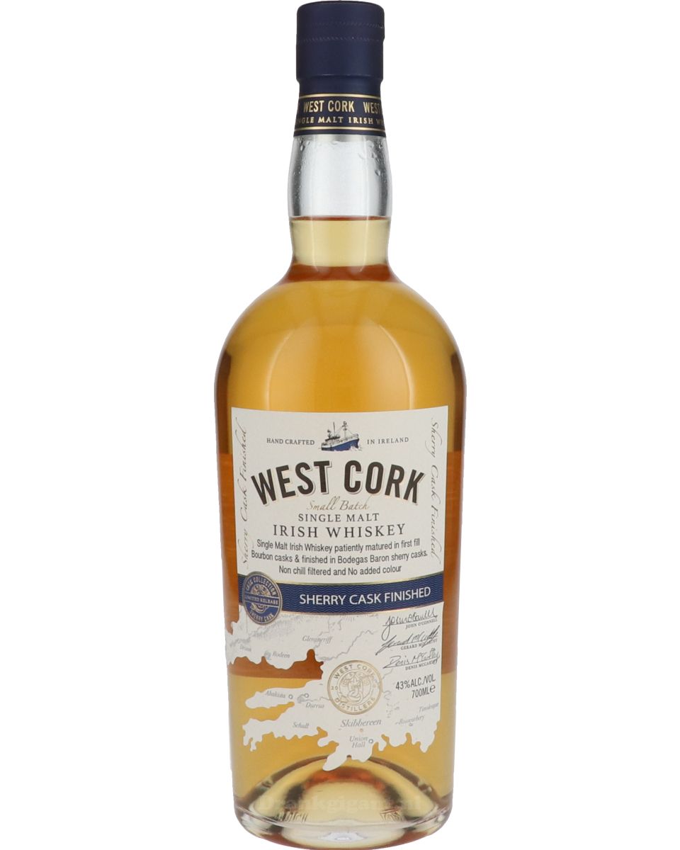 West Cork Single Malt Sherry Cask 70 cl