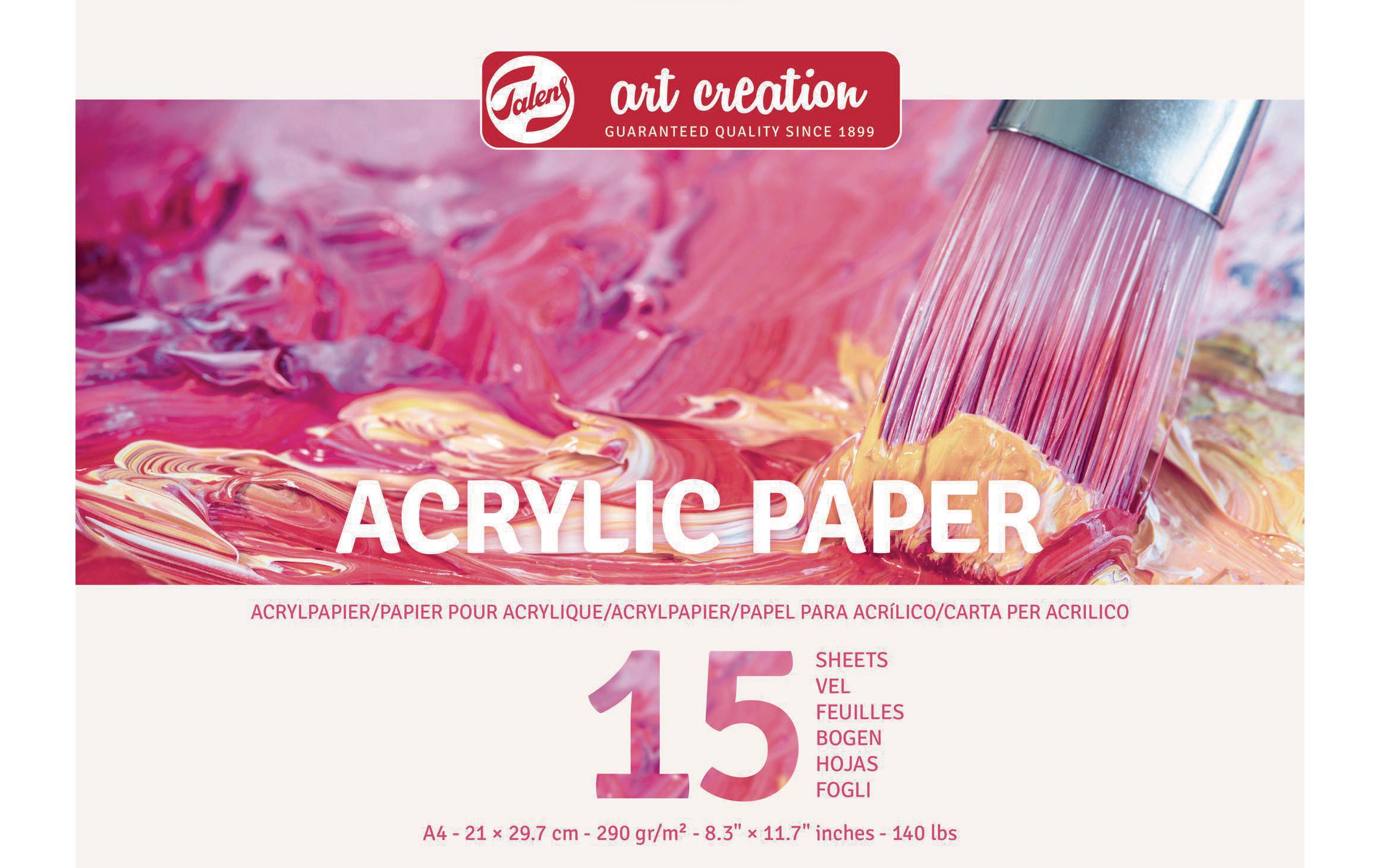 Malblock A4 AcrylAcrylpapier im A4 Format