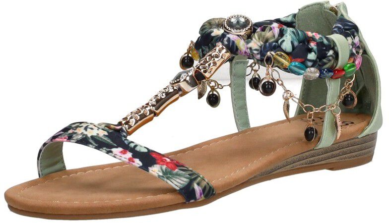 Sub55 Sandalen Plat groen