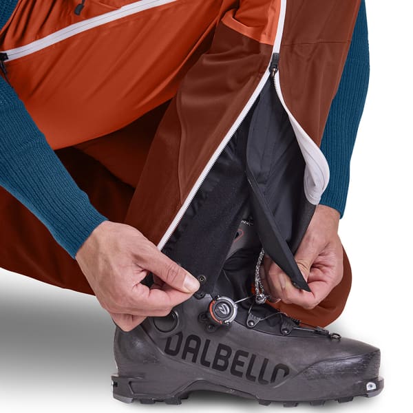 Pantalon ski de randonnée ORTOVOX 3L ORTLER PANTS M CLAY ORANGE
