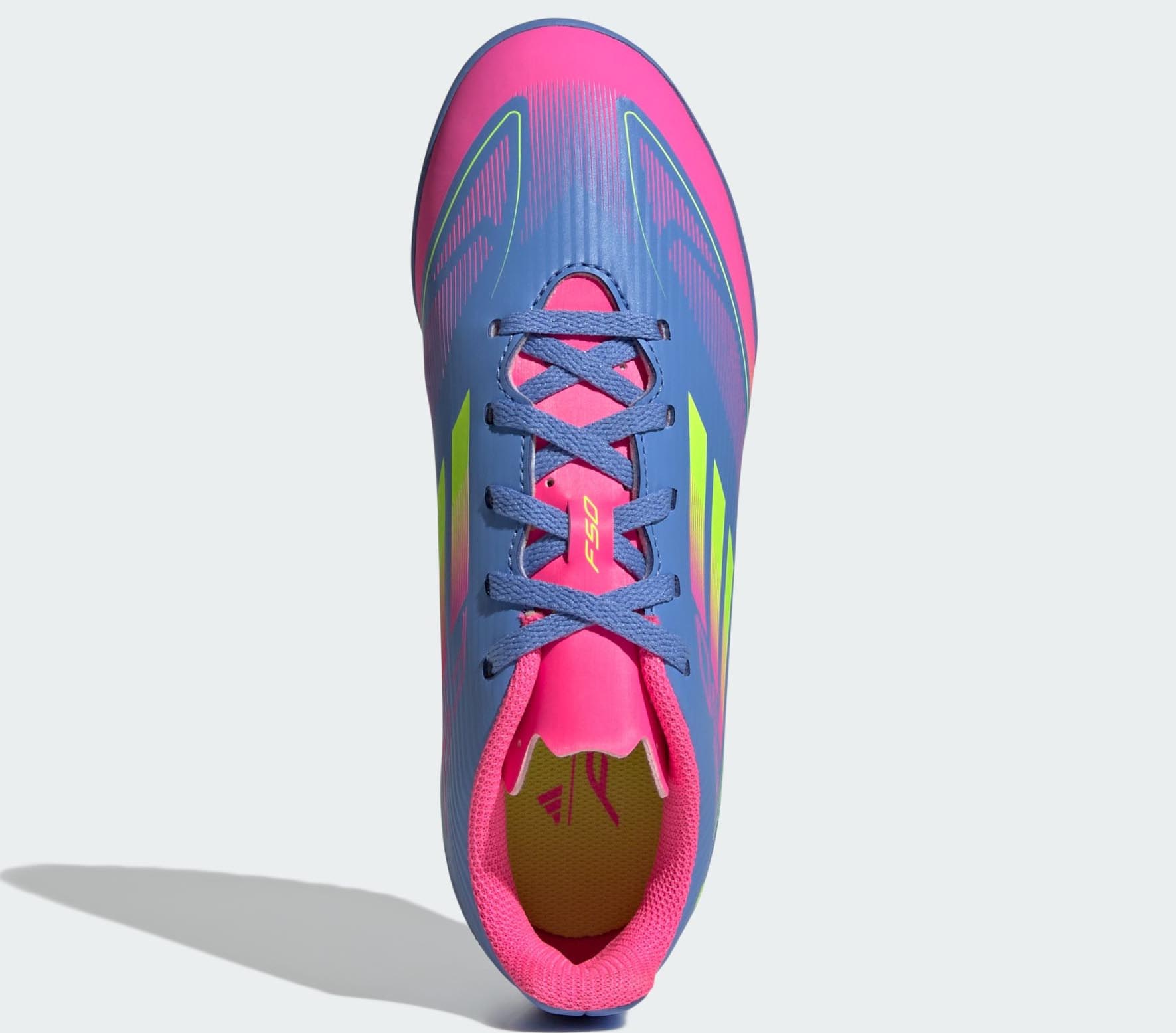 F50 Club TF Junior Blue Fusion/Lucid Lemon/Lucid Pink