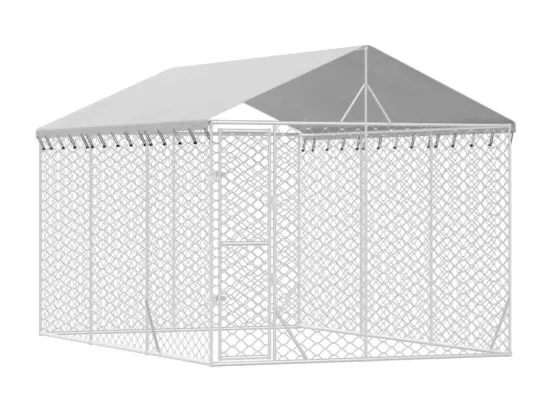 Chenil cage enclos pac argenté 3 x 4.5 x 45414 cm 02_0041900