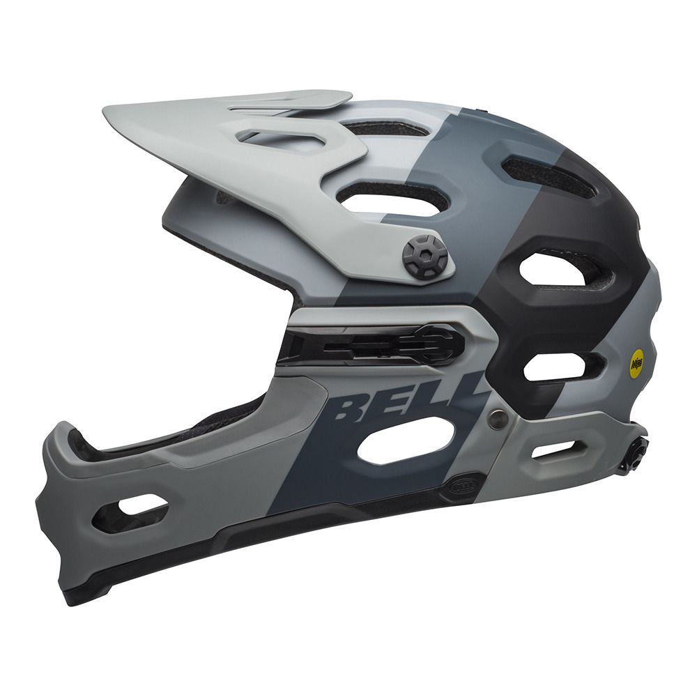 Bell SUPER 3R MIPS - Casque VTT m dk grey/gunmet