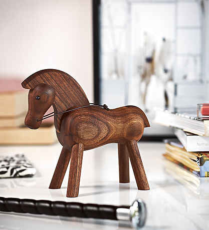 Kay Bojesen Tr?figur - Hest - 14 cm - Valn?d