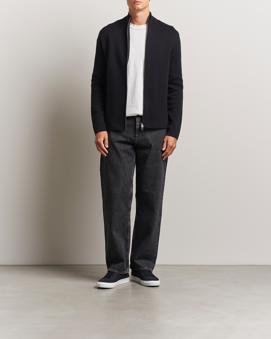 Samsøe Samsøe Niklas Full Zip Sweater Black