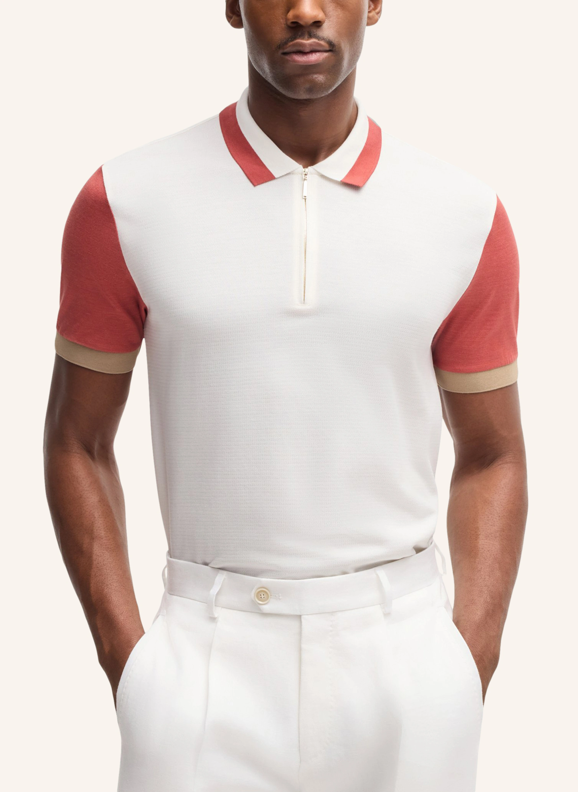 BOSS Poloshirt L-PARKAU 05 Regular Fit