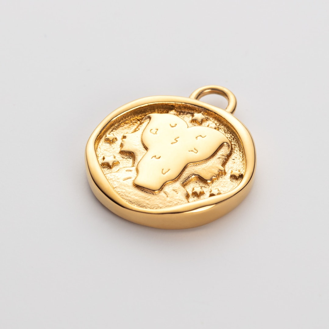 Paul Hewitt Gemini Charm Goldig