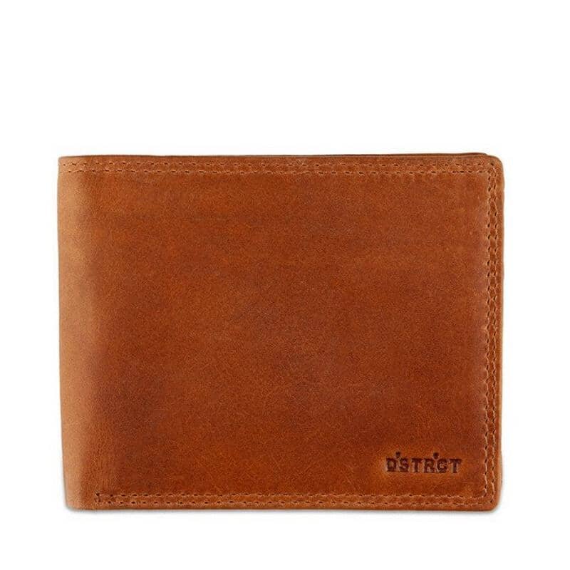DSTRCT Heren Portemonnee 384230 Cognac RFID