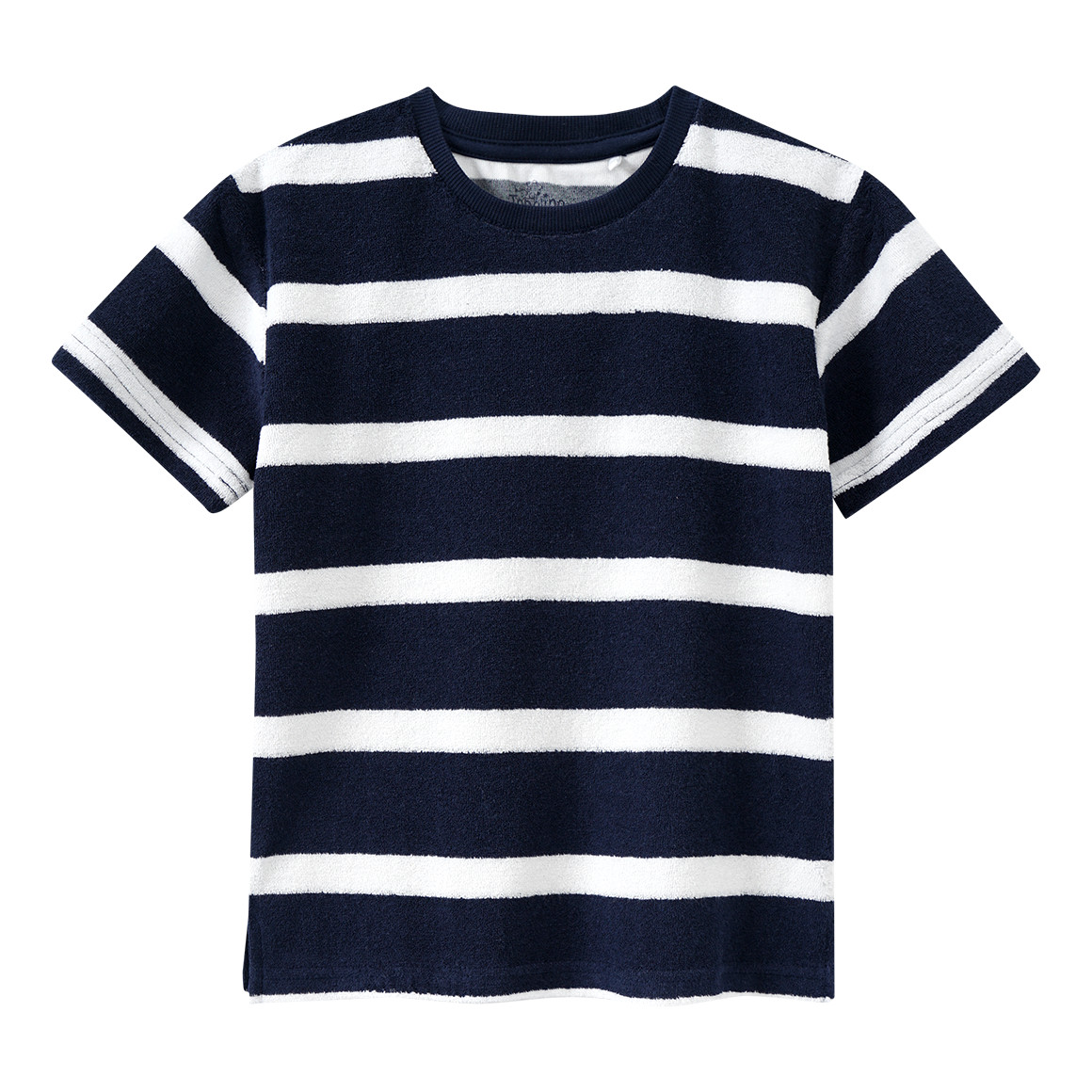Topolino Jungen Frottee-Shorty mit Streifen dunkelblau / weiss