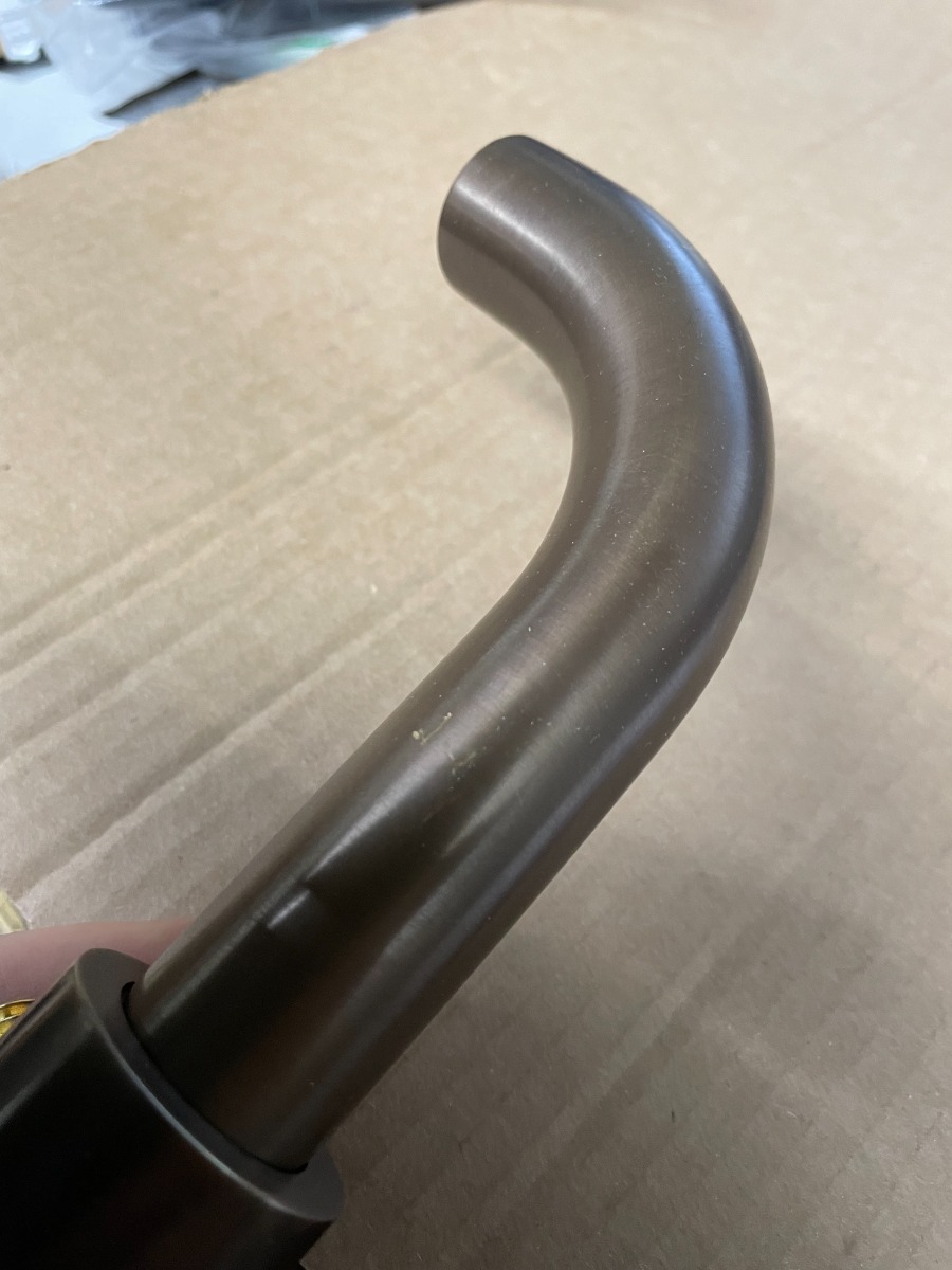 SCHADEMODEL: Hotbath Cobber Afbouwdeel Bad Mengkraan Verouderd Messing CB026
