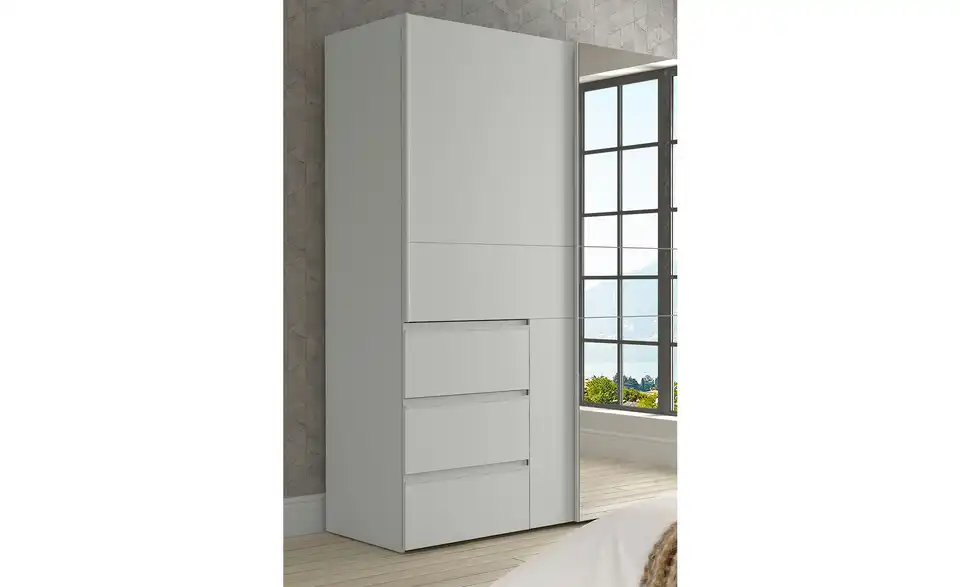 Schwebetürenschrank Winn2 mit Spiegelfront