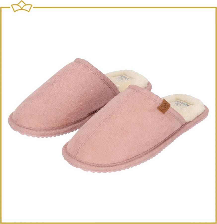 Attrezzo Sloffen voor en Roze pantoffels Altijd warme voeten!