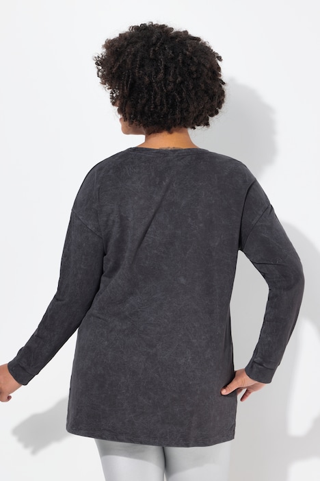 Sweatshirt, Loose Fit, verzierter Print