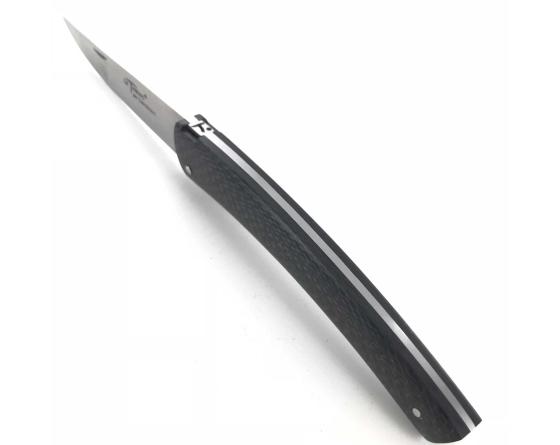Compagnon Fibre de Carbone sans mitre EXTRA LIGHT Couteau de Poche Le Thiers par Chambriard