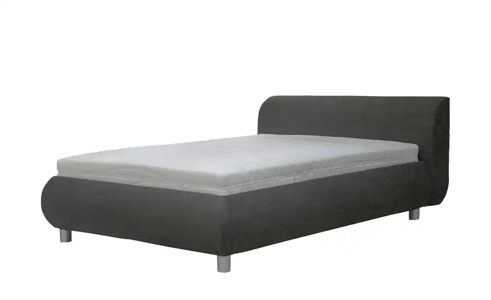 Polsterbett Galaxy Grau, Braun 140 cm