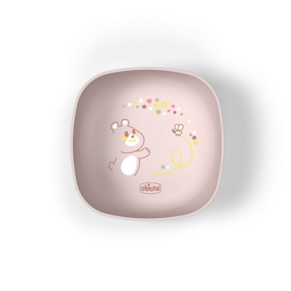 Chicco Tigela com Tampa 6m  Rosa