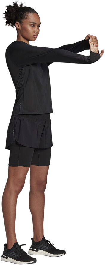 adidas Run Icons Two-in-One løbeshorts Sort