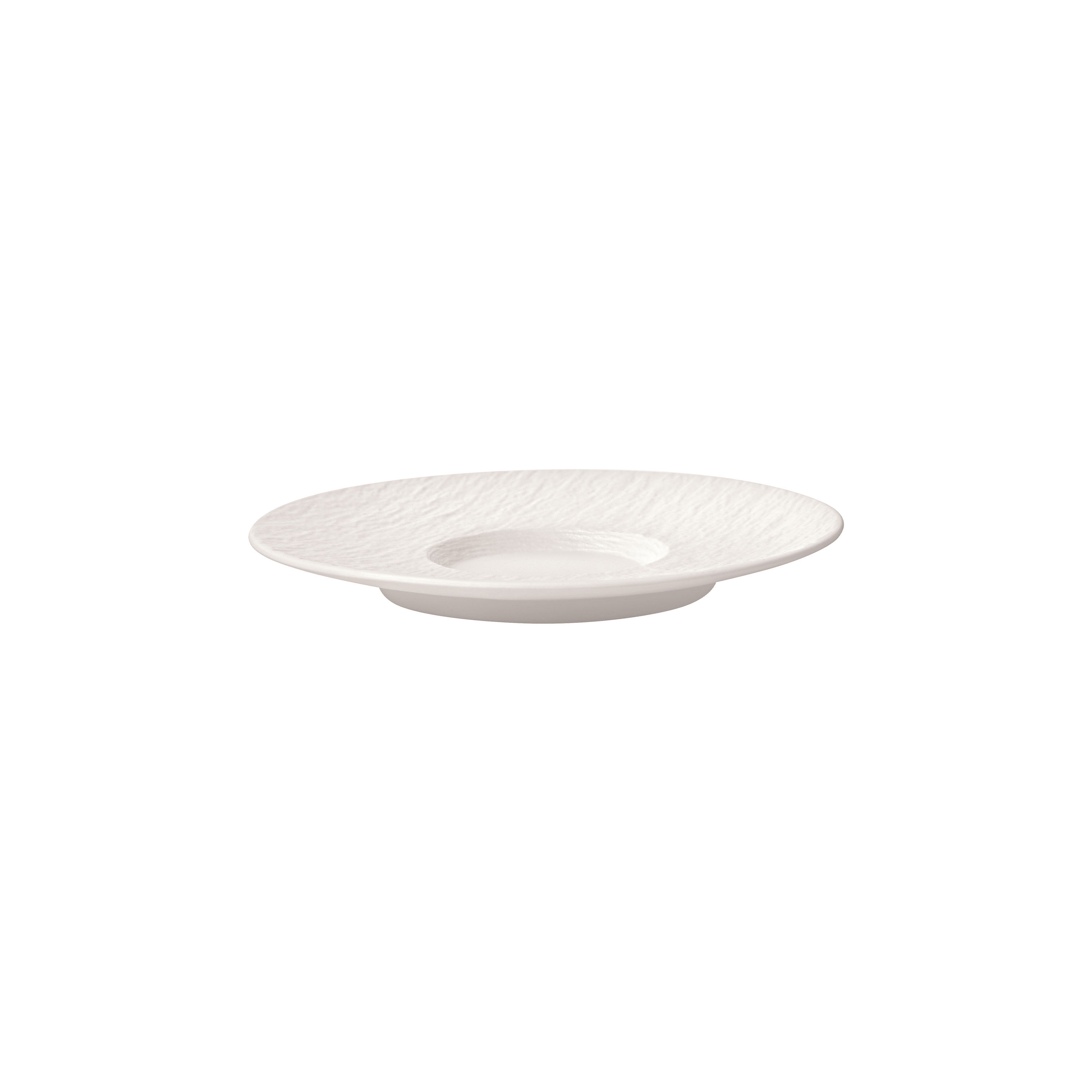 Manufacture Cappuccino cup saucer White, 6.9'', Premium Porcelain