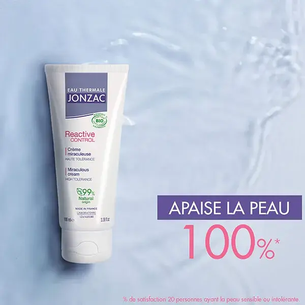 Creme Orgânico Milagroso de Controle de Reatividade da Água Termal Jonzac 100ml