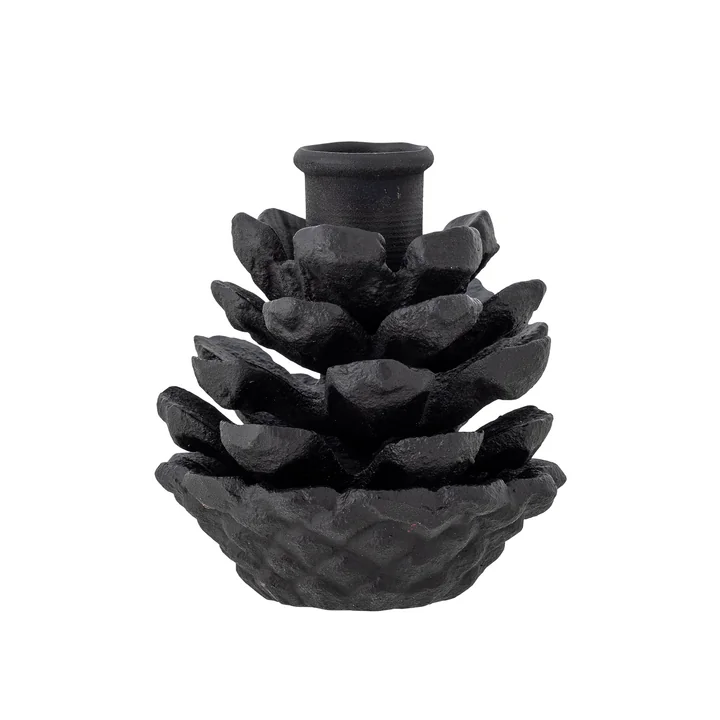 Bloomingville - Fernie Kerzenhalter, H 9 cm, schwarz