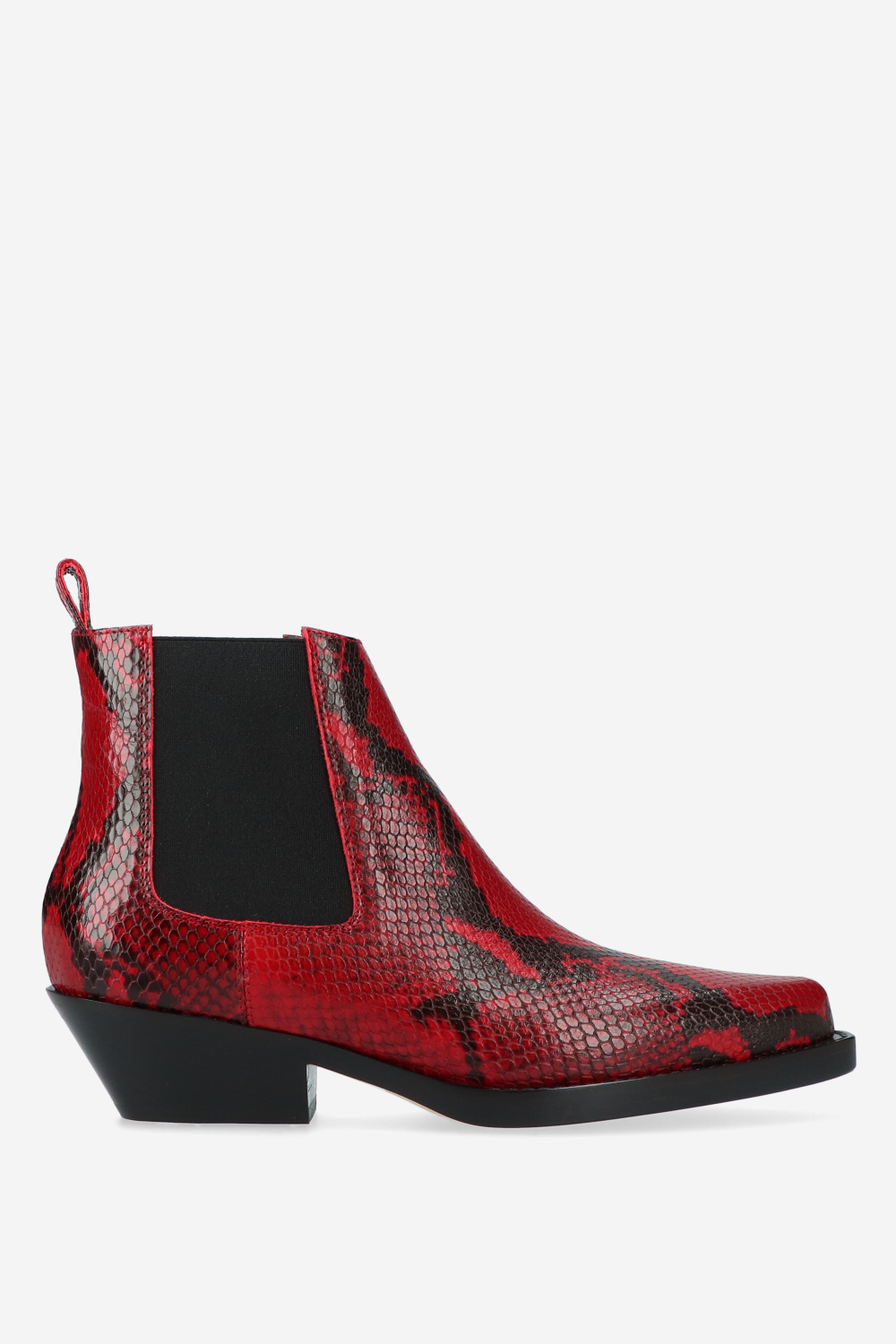 Grenade pitone leather ankle boots