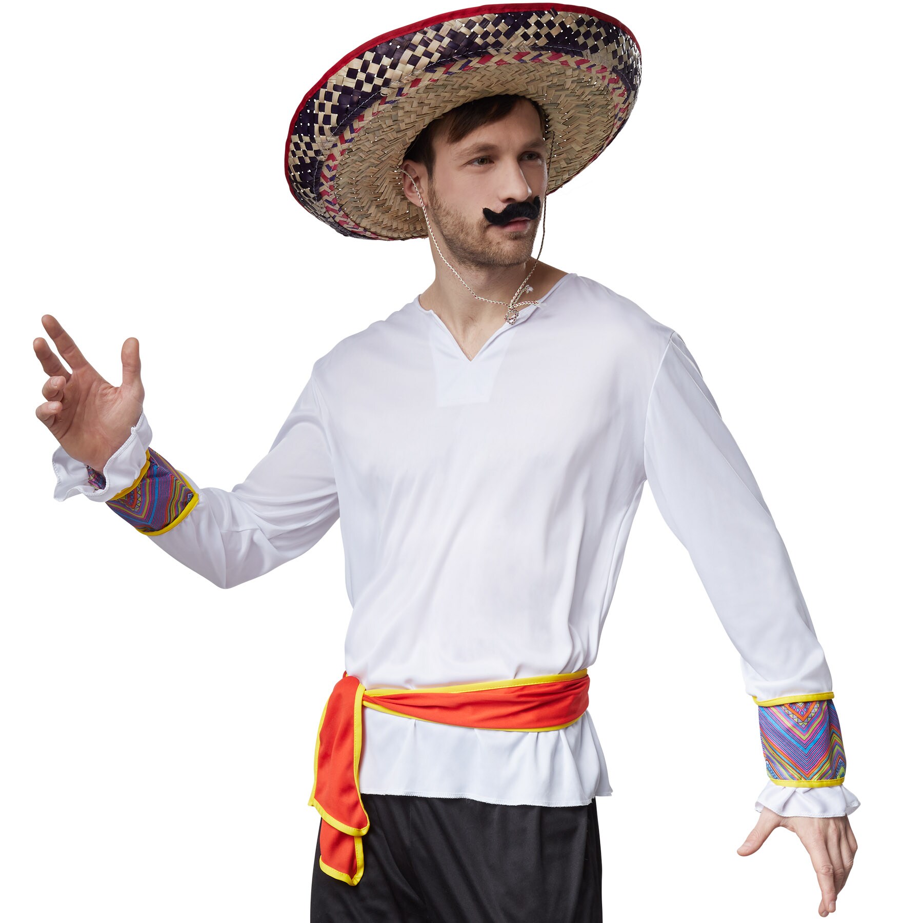 tectake® Herrenkostüm Juan der rassige Mexikaner