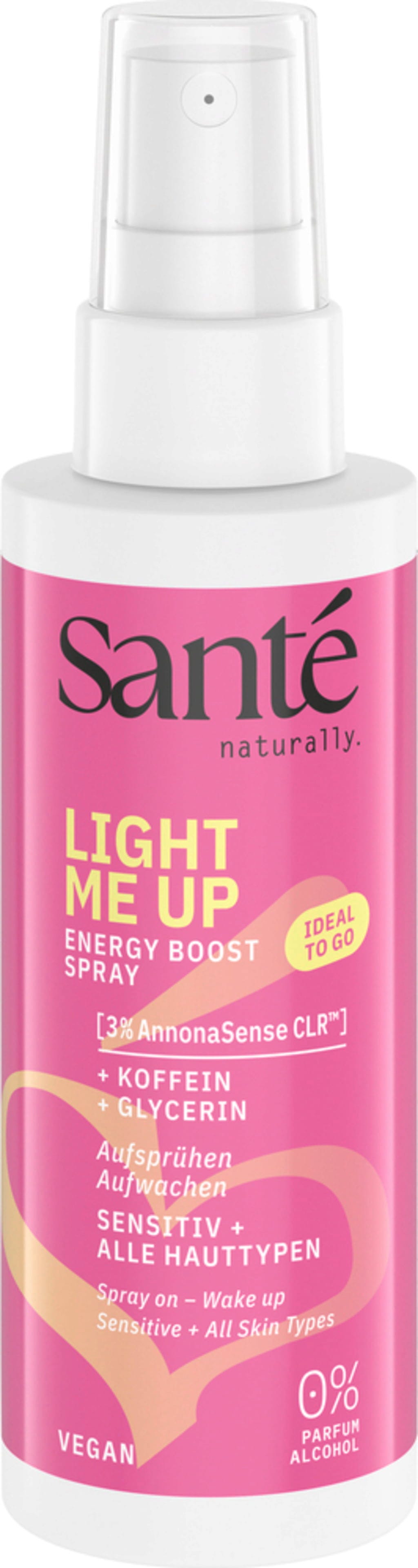 Santé naturally.  Light Me Up Energy Boost Spray, 75 ml
