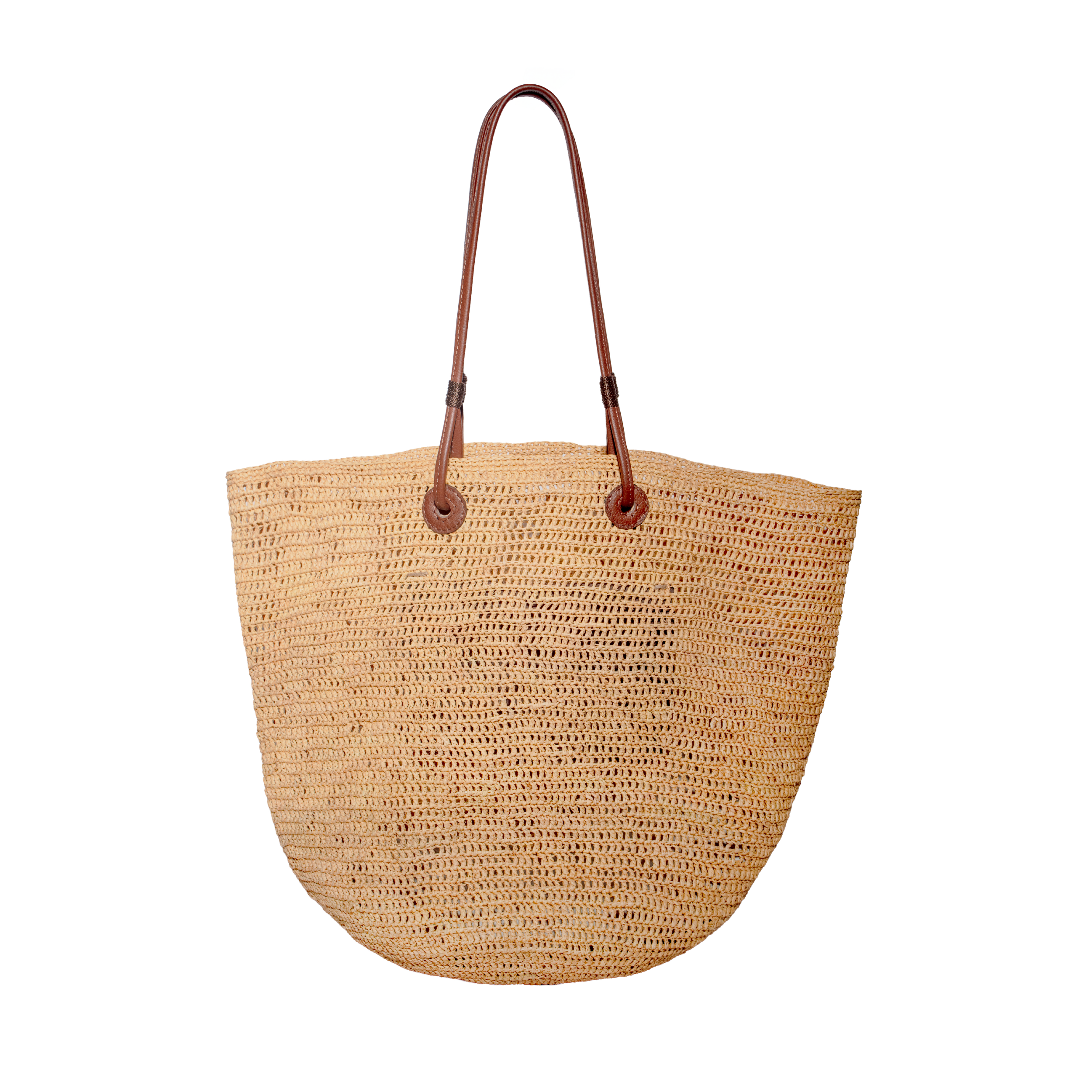 Sac Maxi « Viajero » en paille tressée souple