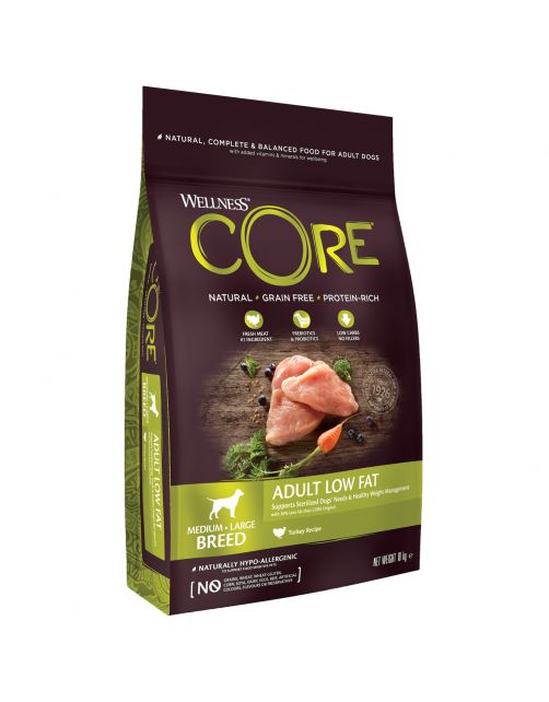 Wellness Core Grain Free Dog Healty Weight Kalkoen - Hondenvoer