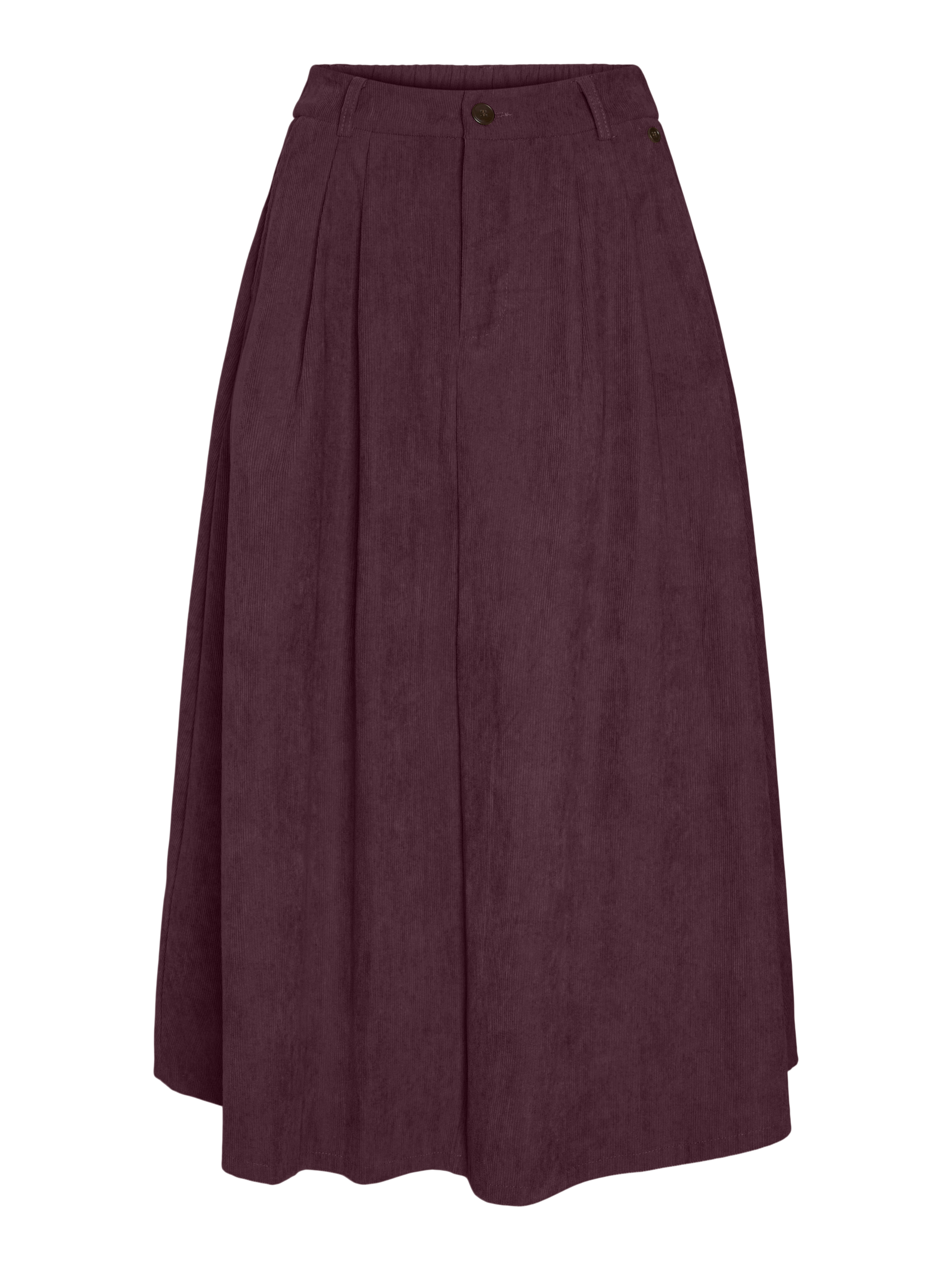 VMVIENNA High waist Corduroy Midi-rok