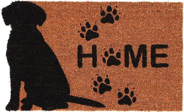 Esschert Design kokosmat Home hondnaturel 75 x 45 cm