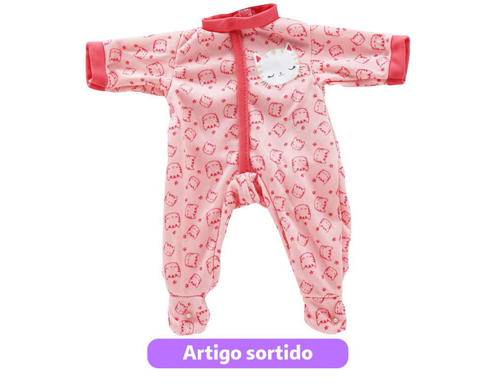 O OUTFIT DO BEBÉ ONE TWO FUN 30-35CM MODELOS SORTIDOS