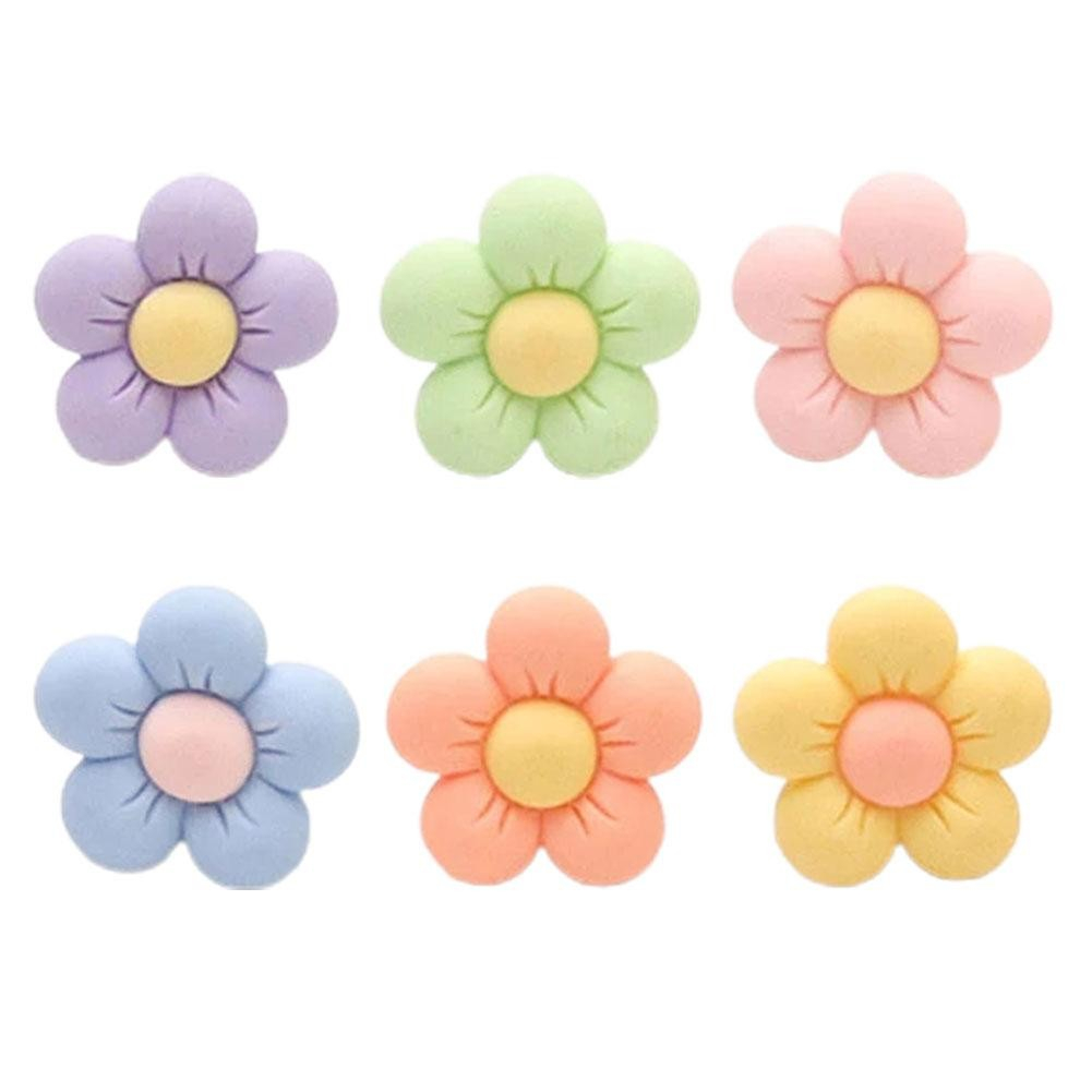 (6er Set) Auto Deko Innenraum Lüftungsgitter Accessoire - Blumen