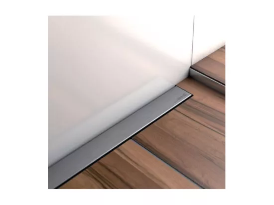WEDI Barrette de finition à carreler pour évacuation linéaire 90 cm inox brossé Fundo