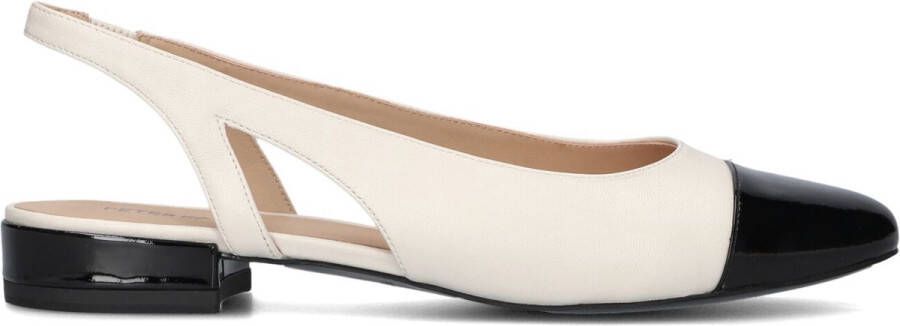 PETER KAISER Slingbacks Dames 79440 Maat: 40 Materiaal: Leer Kleur: Wit