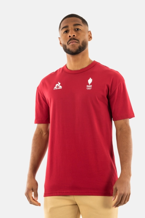 Tee shirt le coq sportif efro 24 rio red