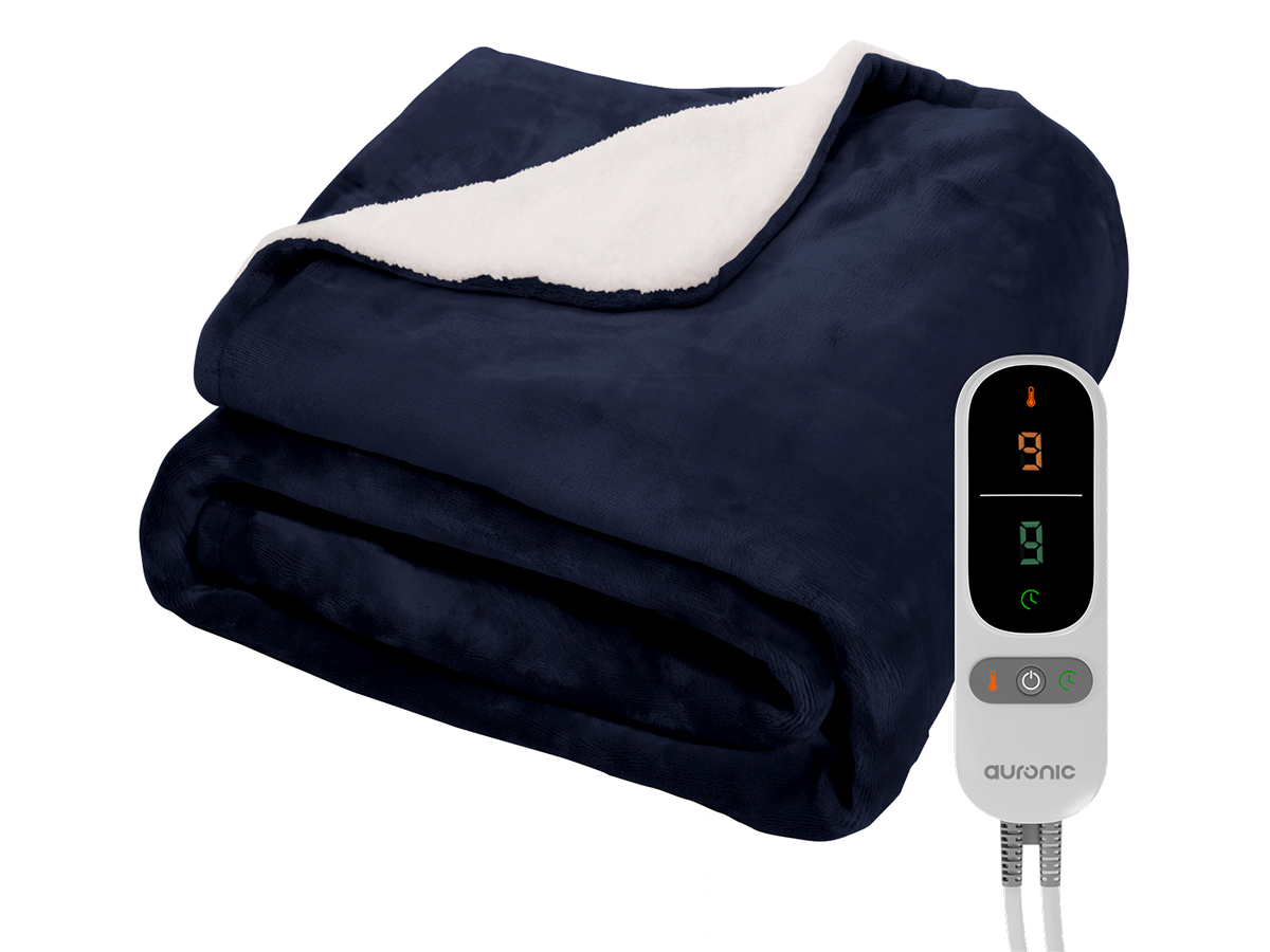Auronic 180 x 130 cm elektrische deken - Blue
