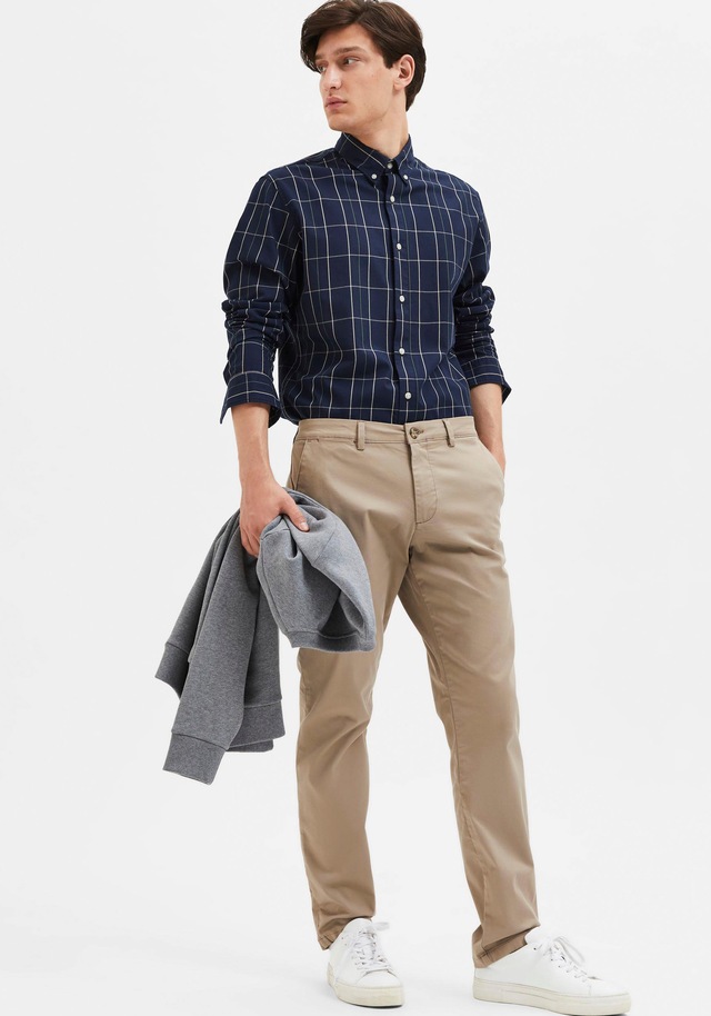 SELECTED HOMME Chinohose »SLH175-SLIM NEW MILES FLEX PANT NOOS«