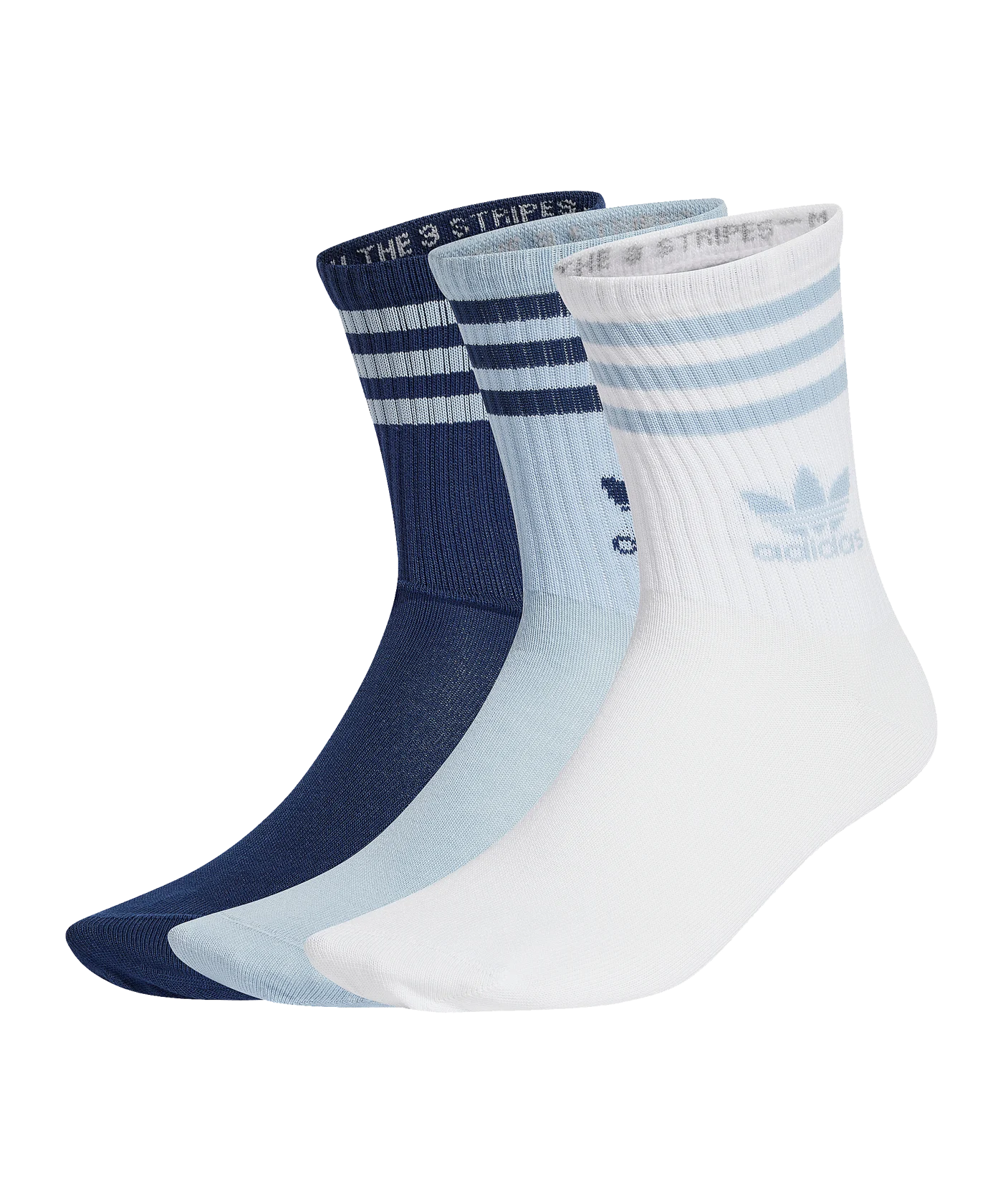 adidas Originals Crew 3 Pairs Socken Blau