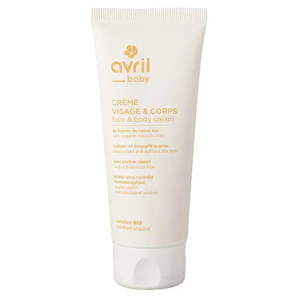 Creme facial e corporal orgânico Avril Baby 100ml