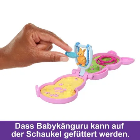 Mattel Polly Pocket Mama & Joey Kangaroo Schatulle