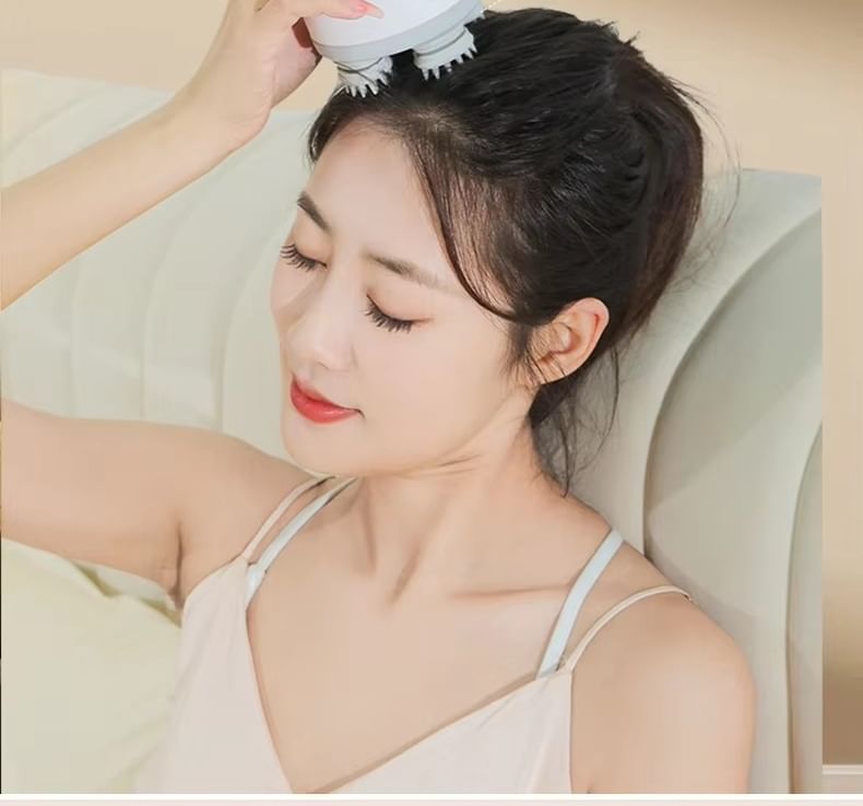 HOMTEC - USB oplaadbare hoofd- en hoofdhuidmassager