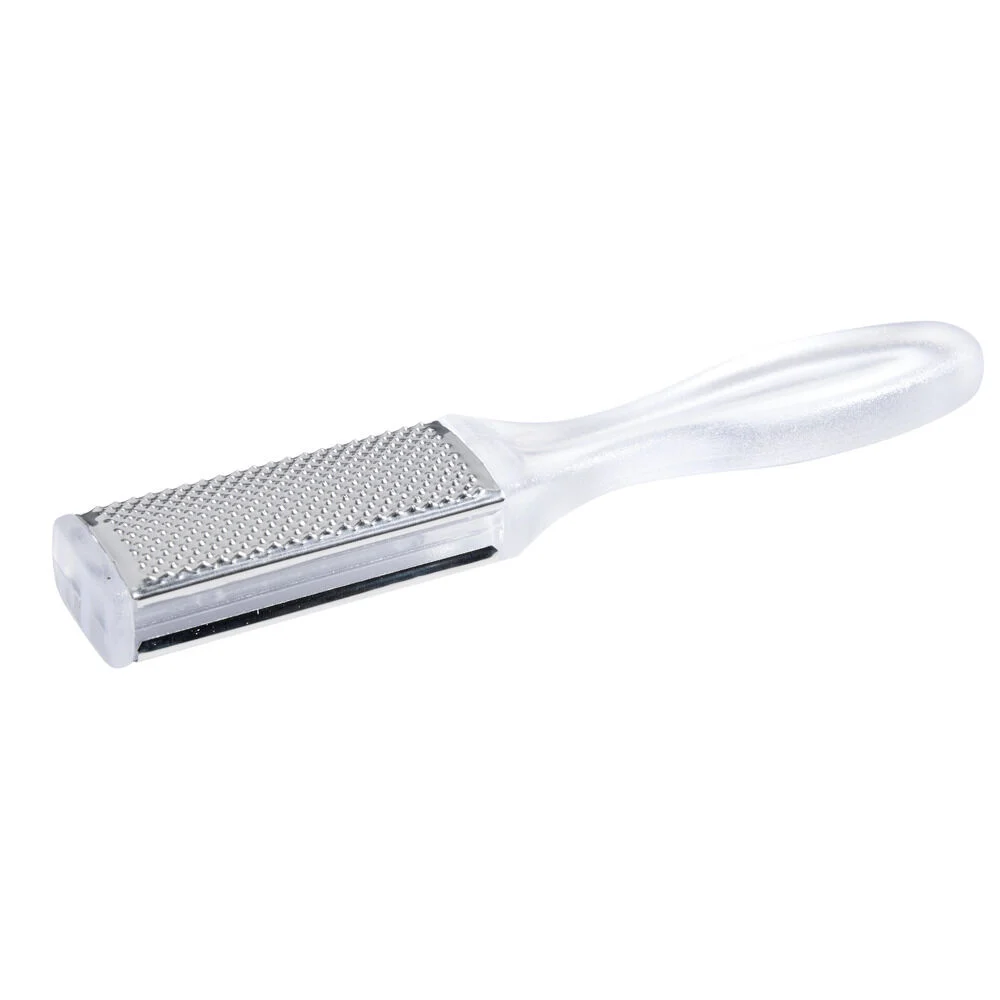Râpe à pied manche transparent L16cm
