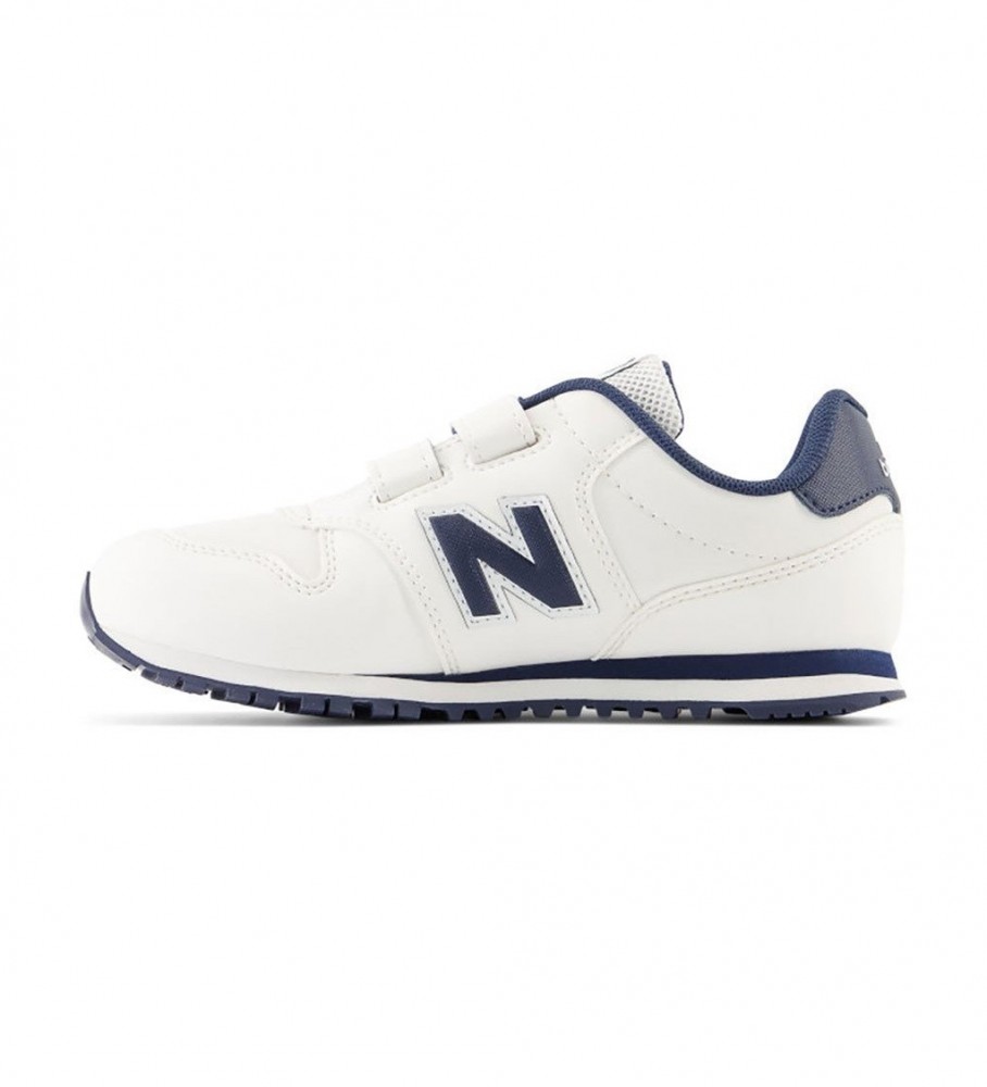 Tênis New Balance 500 com fecho de velcro, branco