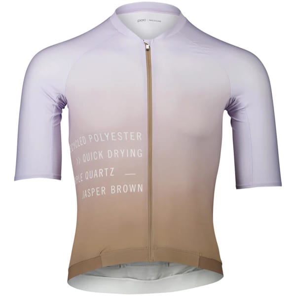 Maillot vélo POC M'S PRISTINE PRINT JERSEY GRADIENT JASPER BROWN/PURPLE QUARTZ